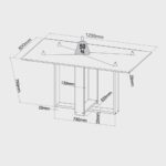 Conjunto Sala de Jantar Mesa Romantic com 4 Cadeiras Venus Viero - Imagem 3