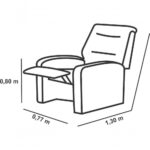 Poltrona Do Papai Reclinável Classic – Bege Corino - Imagem 2