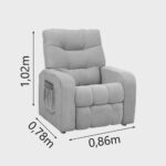 Poltrona do Papai Reclinável Azera Matrix - Imagem 5