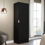 Sapateira Armário Multiúso Madesa Isis 1 Porta – Preto