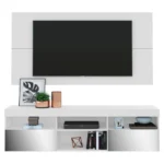 Rack com Painel p/tv até 65 e Espelho Flórida Multimóveis Branco - Imagem 7