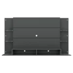 Painel TV 60 c/ Prateleiras de Vidro Nairóbi Multimóveis Grafite - Imagem 3