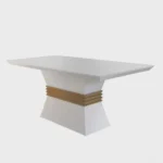 Conjunto Sala de Jantar Mesa 4 Cadeiras Luísa Espresso Móveis - Imagem 6