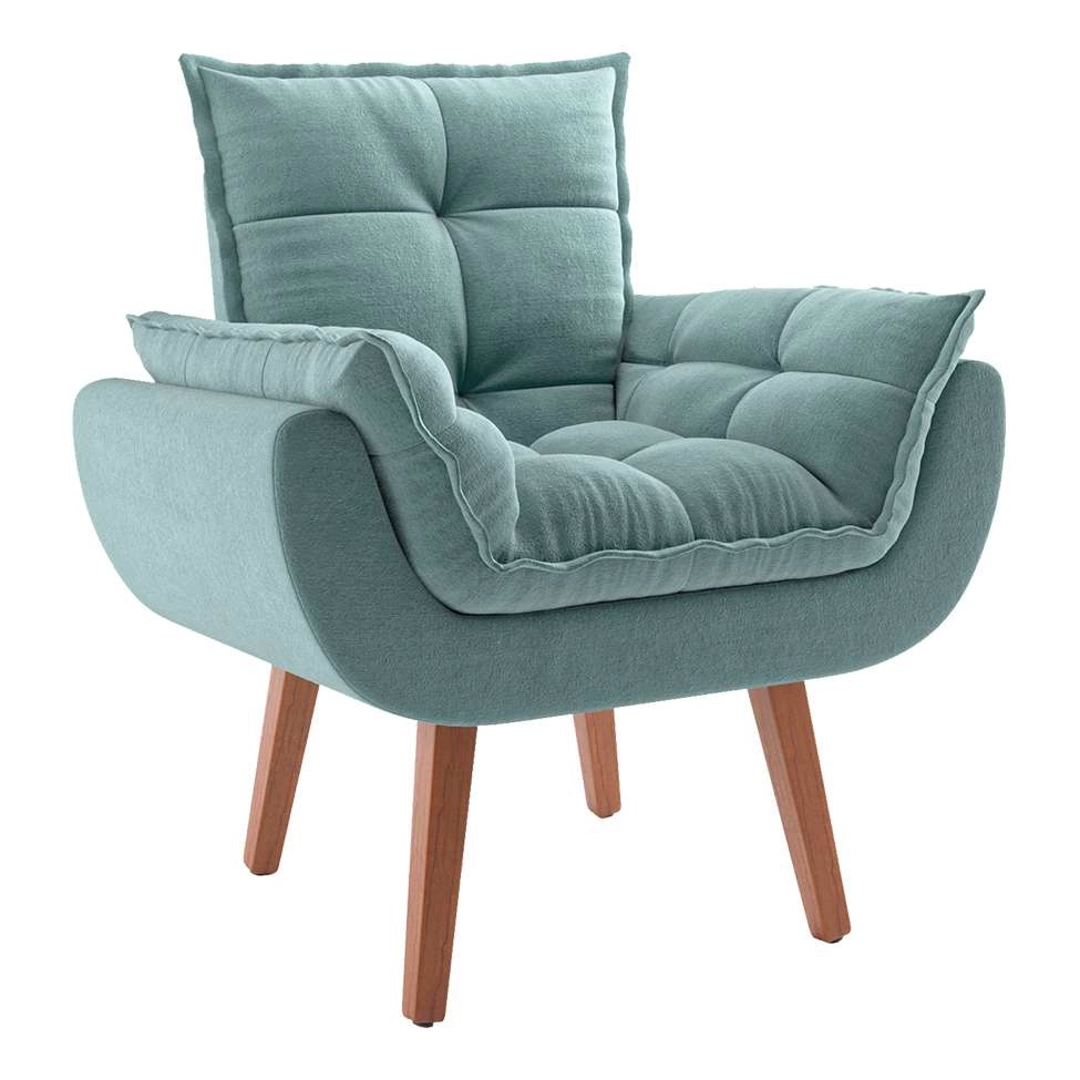 45161377000_2-23.webp Poltrona Lidi Suede Suculenta - Imagem 1