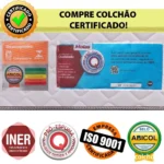 Colchão Casal Molas Ensacadas com Pillow Top Extra Conforto 138x188x38cm – Premium Sleep – BF Colchões - Imagem 2
