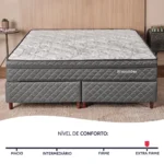 Colchão Casal Espuma D45 Extra Firme Ortopédico Antialérgico Certificado 138x188x24cm – bf Colchões - Imagem 4