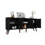 Aparador Buffet Guatemala Preto Casa Moderna - Imagem 3