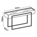 Aparador dj Móveis PilarSuri Off White - Imagem 3