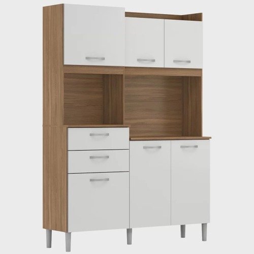 Armario-de-Cozinha-6-Portas-2-Gavetas-Harmonia-Demobile-1.jpeg Armário de Cozinha 6 Portas 2 Gavetas Harmonia Demobile - Imagem 1