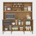 Armário para Cozinha 6 Portas 2 Gavetas Luna Plus - Imagem 3