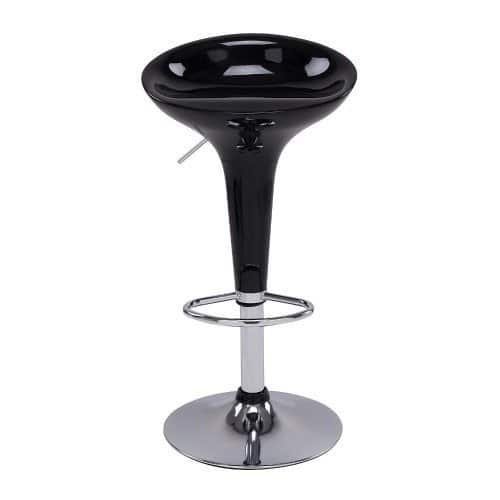 Banqueta-Bar-Tulipa-Preto-1.jpeg Banqueta Bar Tulipa Preto - Imagem 1