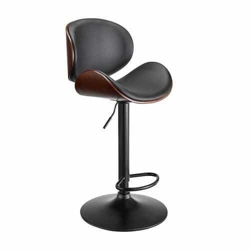 Banqueta-Giratoria-Bergen-Preta-1.jpeg Banqueta Giratória Bergen Preta - Imagem 1