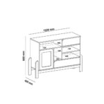 Buffet Aparador Nature Naturale/branco - Imagem 4