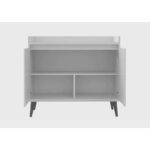 Buffet Aparador Retrô Clássico 2 Portas Off White – MoveisAqui - Imagem 3