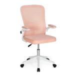 Cadeira De Escritório Mônaco Base Giratória – Rosa