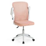 Cadeira De Escritório Mônaco Base Giratória – Rosa - Imagem 2