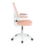 Cadeira De Escritório Mônaco Base Giratória – Rosa - Imagem 4