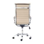 Cadeira Escritório Stripes Presidente Pu Nude Base Giratória - Imagem 3