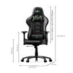 Cadeira Gamer Olympians Zeus LED rgb Preta - Imagem 4