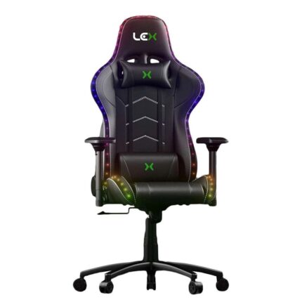 Cadeira Gamer Olympians Zeus LED rgb Preta