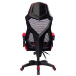 Cadeira de Escritório com Rodinha Fortt Verona Vermelha – CEGF01-V - Imagem 4