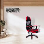 Cadeira de Escritório com Rodinha Fortt Verona Vermelha – CEGF01-V - Imagem 6