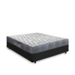 Cama Box Casal + Colchão Ortopédico D33 – Ortobom – Iso 100 138x188x53cm Preto