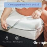 Colchão Queen Emma Duo Comfort – 10 anos de garantia, conforto ortopédico dupla face -158x198cm - Imagem 5