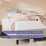 Colchão Queen de espuma D28 Emma Basics 17cm – Ortopédico e Hipoalergênico com 5 anos de garantia - Imagem 7