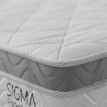 Colchão Solteiro Sigma Molas Ensacadas (22x88x188) Branco e Cinza - Imagem 5