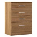 Cômoda Astral 4 Gavetas Amêndola Touch – Demóbile