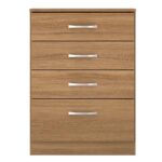 Cômoda Astral 4 Gavetas Amêndola Touch – Demóbile - Imagem 3