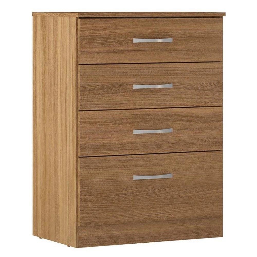 Comoda-Astral-4-Gavetas-Amendola-Touch-Demobile.jpeg Cômoda Astral 4 Gavetas Amêndola Touch – Demóbile - Imagem 1