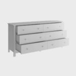 Cômoda Ditália 6 Gavetas DM-221 Branco - Imagem 3