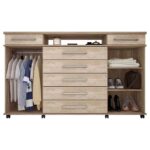 Cômoda London Nogal Vanilla Touch – Demóbile - Imagem 2