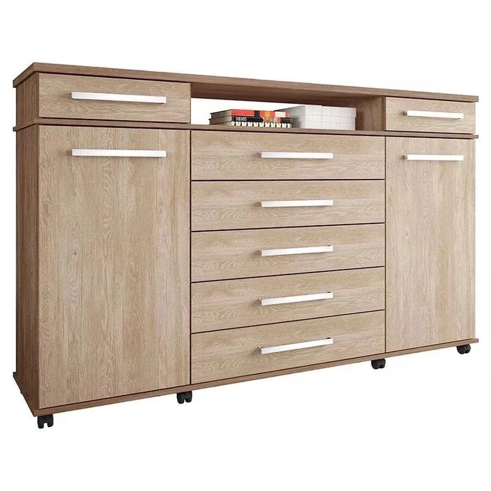 Comoda-London-Nogal-Vanilla-Touch-Demobile.jpeg Cômoda London Nogal Vanilla Touch – Demóbile - Imagem 1