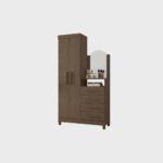 Cômoda com Espelho 2 Portas 4 Gavetas Capri - Imagem 3