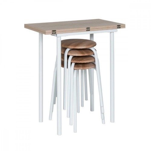 Conjunto-Sala-De-Jantar-Mesa-Dobravel-E-4-Banquetas-Expert-Ciplafe-2-1.jpeg Conjunto Sala De Jantar Mesa Dobrável E 4 Banquetas Expert Ciplafe - Imagem 1