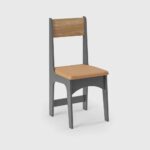 Conjunto Sala de Jantar Mesa Nicoli Retangular 110x68cm com 4 Cadeiras Delta - Imagem 3