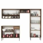 Cozinha Compacta Madesa Emilly Pop Com Armário e Balcão - Imagem 2