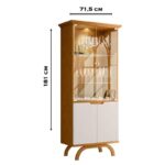 Cristaleira Ambiente Vicenza Ype Off White – New Ceval - Imagem 4