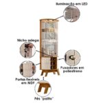 Cristaleira Marina Naturale Off White – Madetec - Imagem 2