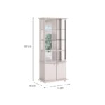 Cristaleira Monalisa 4 pt Off White - Imagem 2