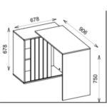 Escrivaninha De Estudos Caemmun Bisck 1,40 - Imagem 3