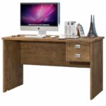 Escrivaninha J&A Móveis Thor 02 gavetas com chave 1.20 m – Jequitibá