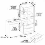 Escrivaninha com Estante Office com 2 Gavetas 6 Prateleiras para Escritorio Branco / Rosa Flex - Imagem 3