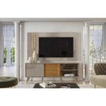 Estante Cronos para TV de até 65 polegadas – fendi / naturale – Madetec