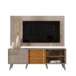 Estante Cronos para TV de até 65 polegadas – fendi / naturale – Madetec - Imagem 4