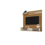 Estante Frizz Sublime para TV de até 55 polegadas – naturale  off white – Madetec - Imagem 2