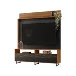 Estante Home Para Tv Até 65 Polegadas 2 Portas Espanha Notável Freijópreto - Imagem 2